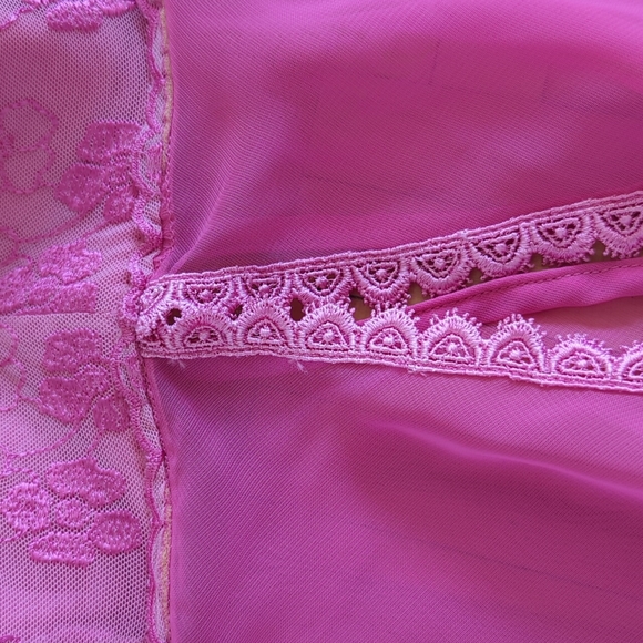 Y2k hot pink La Senza chemise - Picture 4 of 6